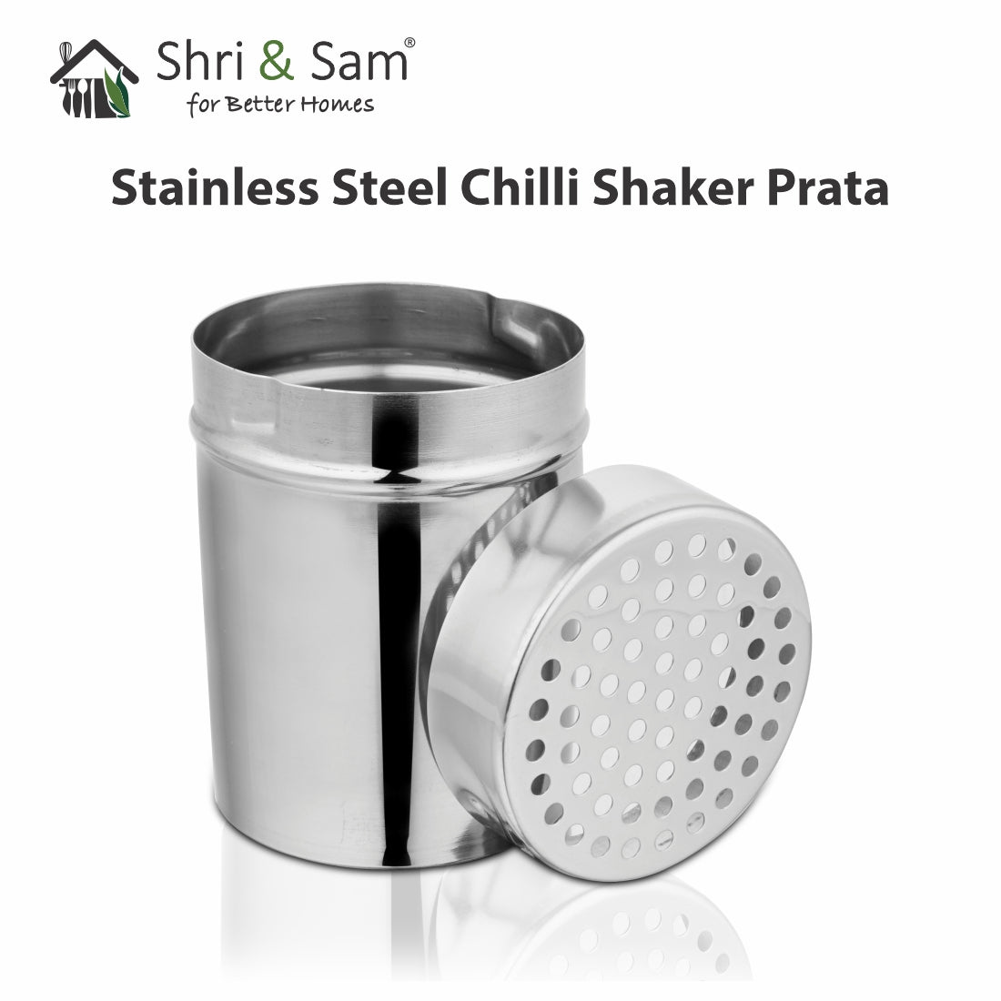 Stainless Steel Chilli Shaker Prata