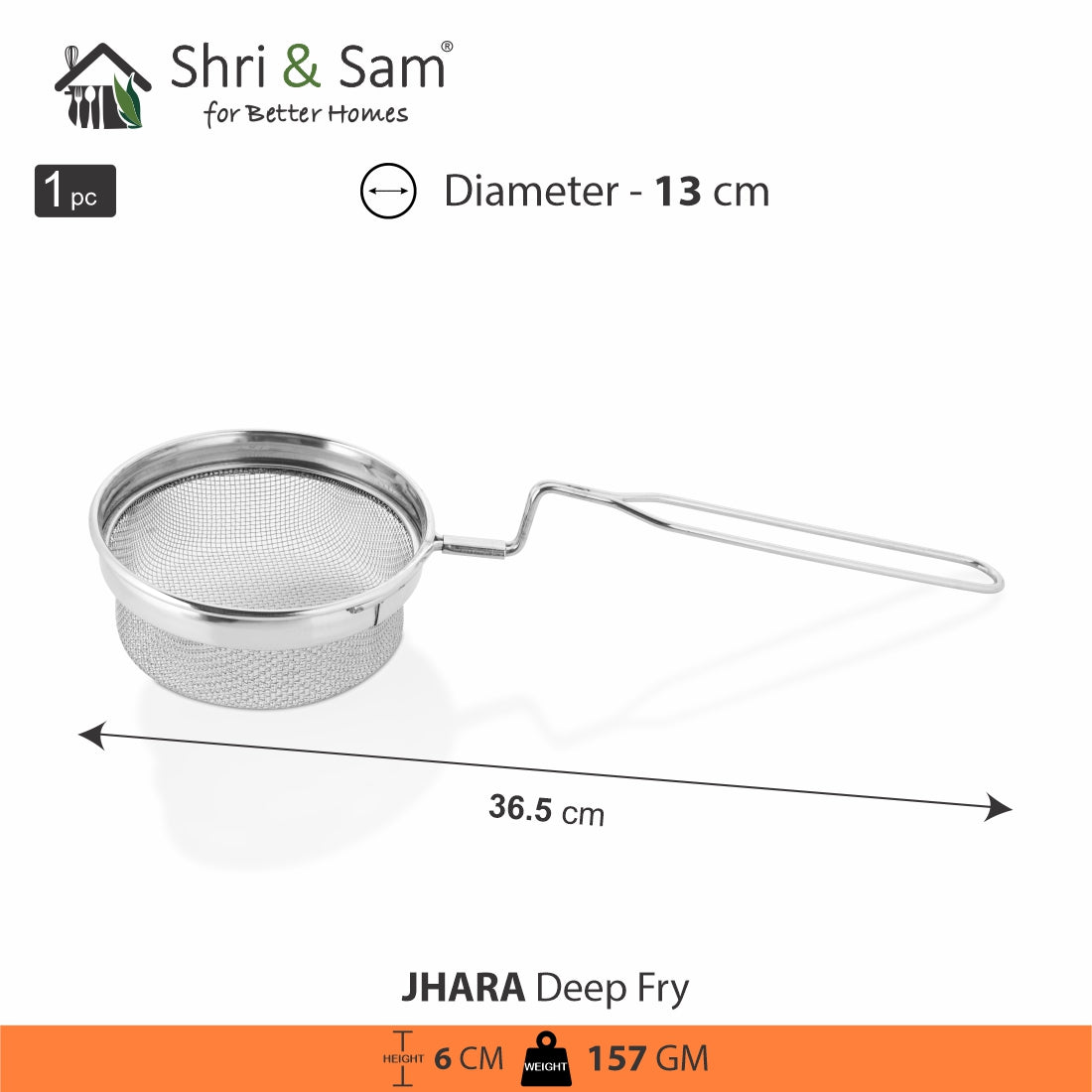 Stainless Steel Deep Fry Jhara