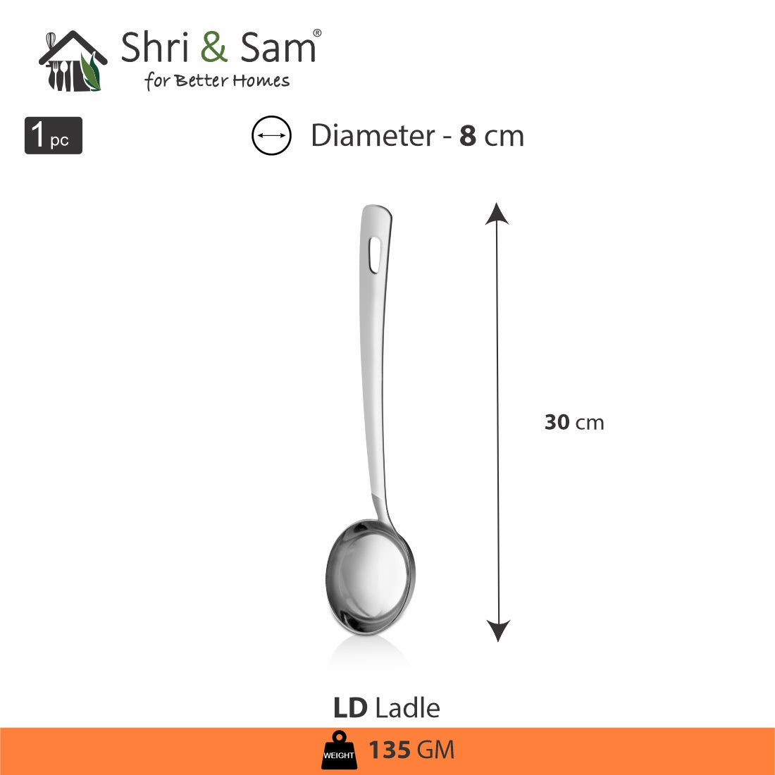 Stainless Steel Ladle Kitchen Tool LD