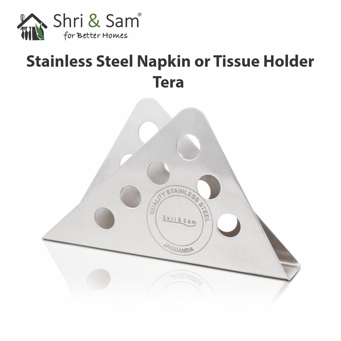 Stainless Steel Napkin or Tissue Holder Tera