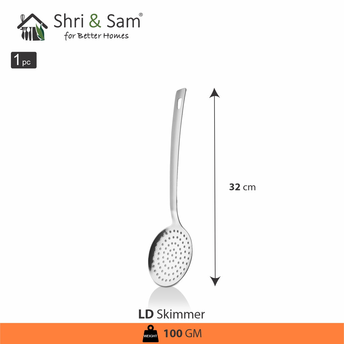 Stainless Steel Skimmer Kitchen Tool LD