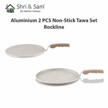 Aluminium 2 PCS Non - Stick Tawa Set Rockline