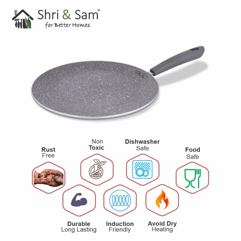 Aluminium Non - Stick Multi Tawa Primestone