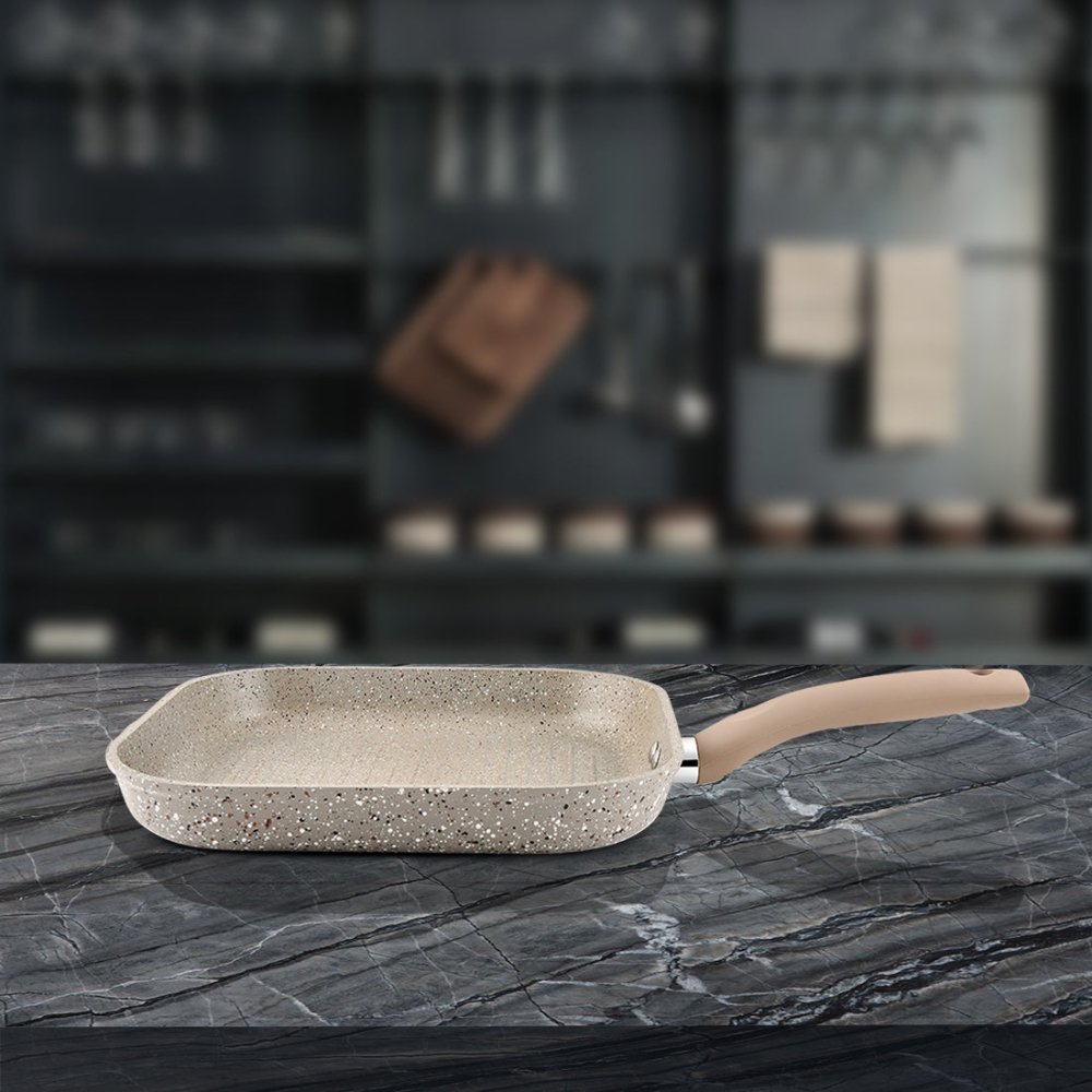 Aluminium Non - Stick Square Grill Pan Rockline