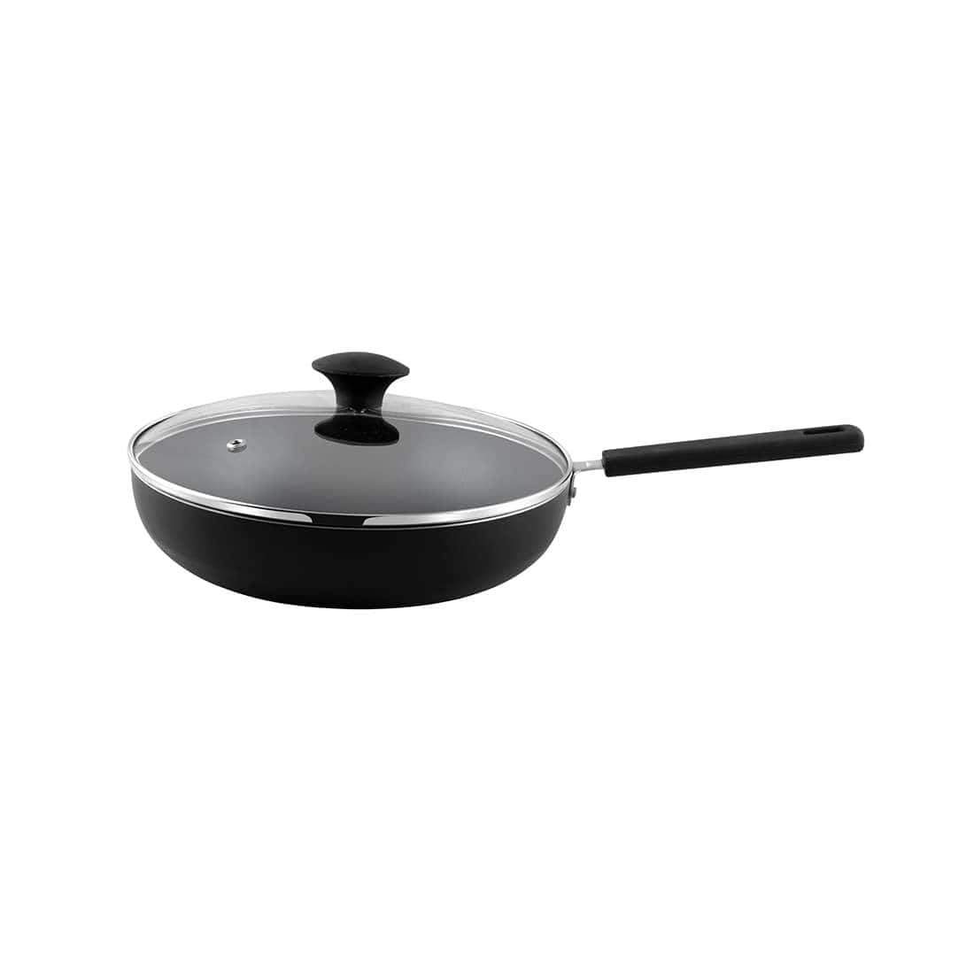 JAGDAMBA CUTLERY LIMITED Cookware Frypan with Glass Lid - Quantum