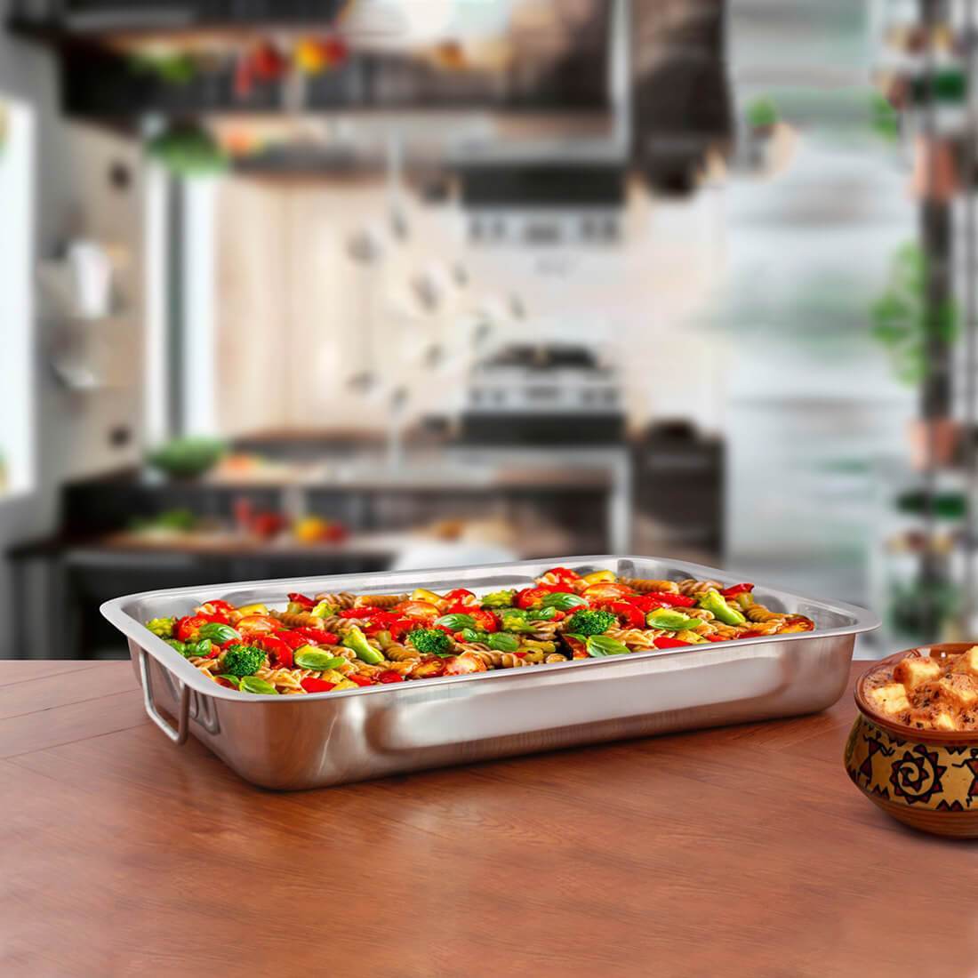 JAGDAMBA CUTLERY LIMITED Serveware Lasagna Tray- Sugo