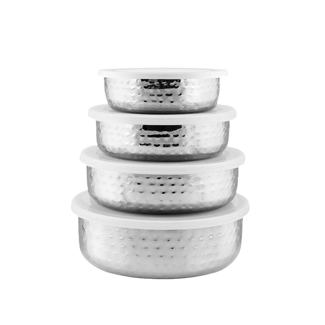 JAGDAMBA CUTLERY LIMITED serveware 4 PCS Hammered Lid Bowl