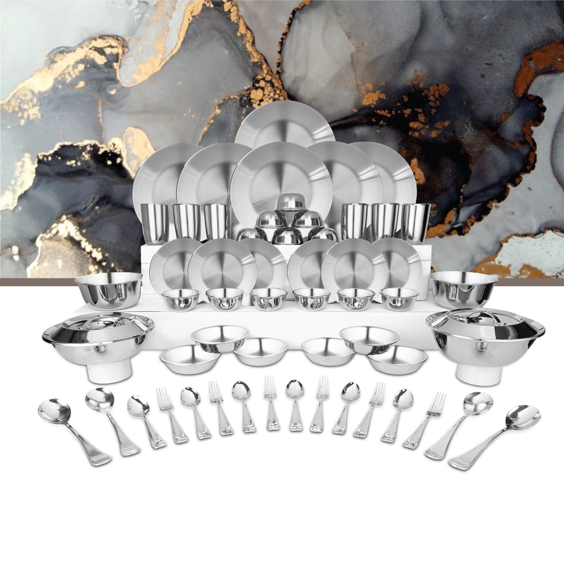 Dinner set faralya 41 pieces for 6 persons