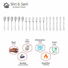 Stainless Steel 18 PCS Cutlery Set Sunflower