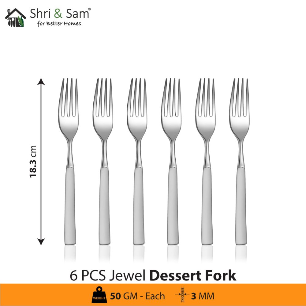 Stainless Steel 18 PCS Cutlery Set (without knife) Jewel