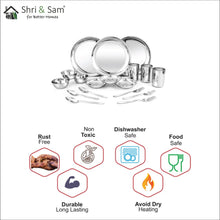 Stainless Steel 18 PCS Dinner set (3 People) Delight