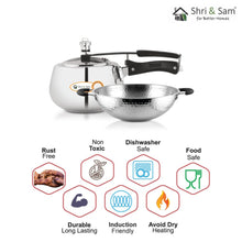 Stainless Steel 2 PCS Cookware Set
