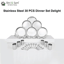 Stainless Steel 30 PCS Dinner set (6 People) Delight