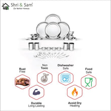 Stainless Steel 32 PCS Dinner set (4 People) Delight