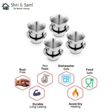 Stainless Steel 4 PCS Double Wall Hammered Coffee Dabra In Tumbler Congo