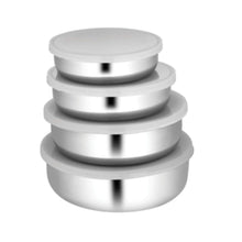 Stainless Steel 4 PCS Lid Bowl Set