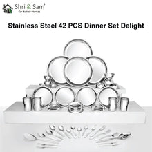 Stainless Steel 42 PCS Dinner set (4 People) Delight
