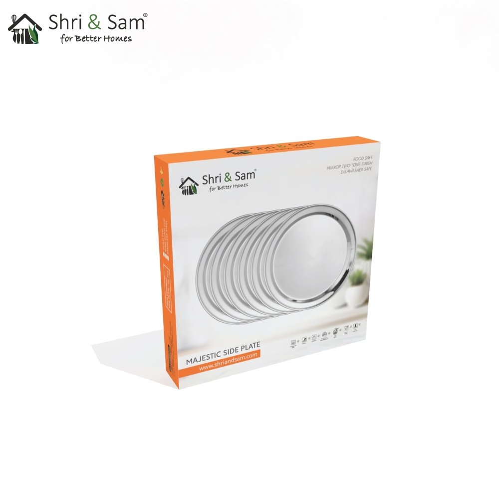 Stainless Steel 6 PCS Side Plate Majestic