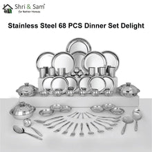 Stainless Steel 68 PCS Dinner set (6 People) Delight