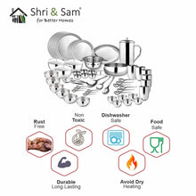 Stainless Steel 72 PCS Dinner Set (6 People) Majestic