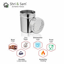 Stainless Steel Chilli Shaker Prata
