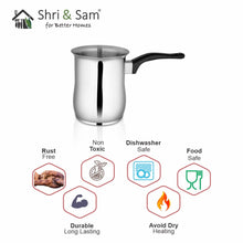Stainless Steel Coffee Warmer with Sandwich Bottom