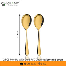 Stainless Steel Cutlery with Gold PVD Coating Monika