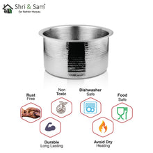 Stainless Steel Heavy Weight Hammered Patila