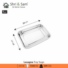 Stainless Steel Lasagna Tray Sugo