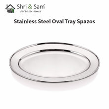 Stainless Steel Oval Tray Spazos