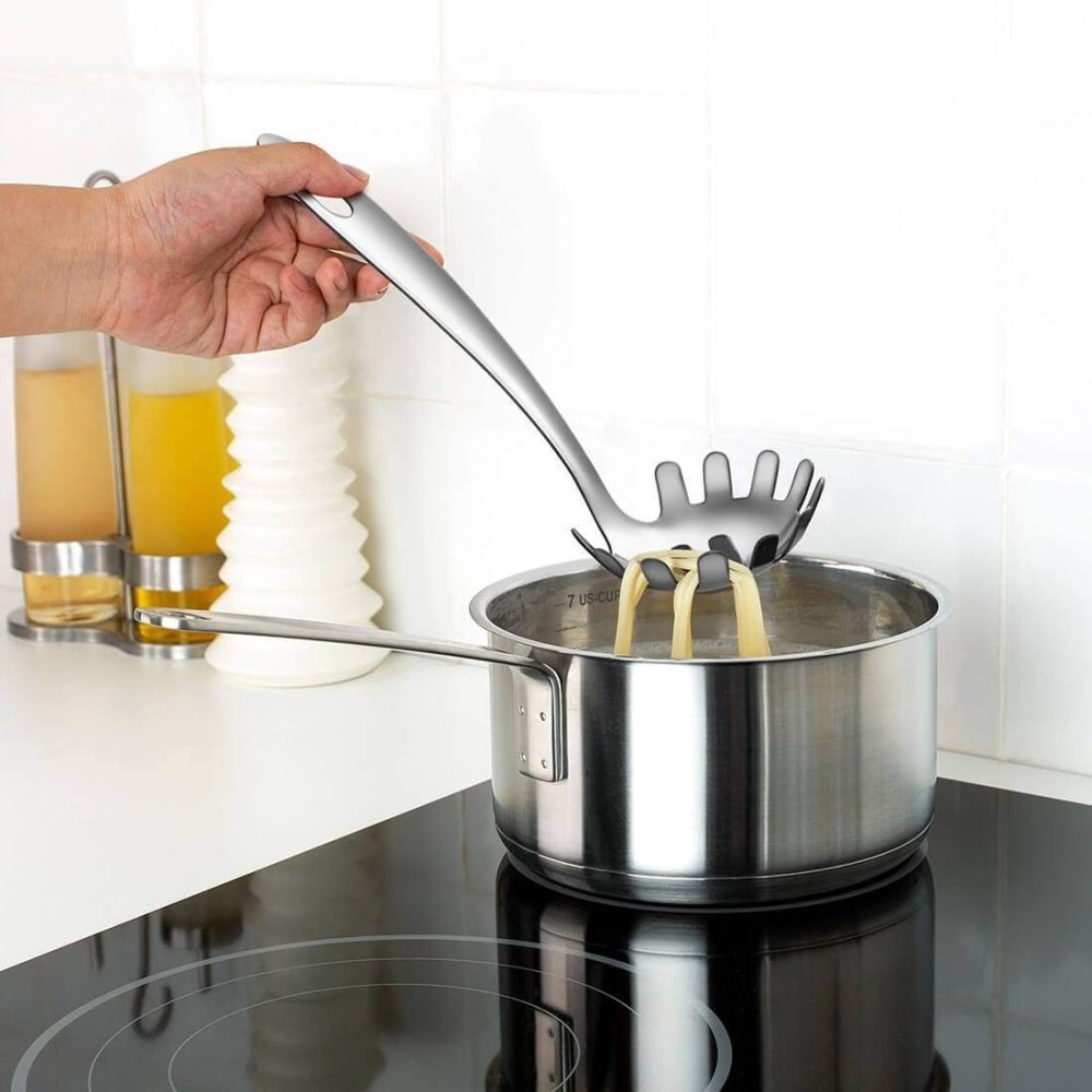 Stainless Steel Pasta Server Pearl