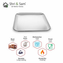 Stainless Steel Square Tray Robusto