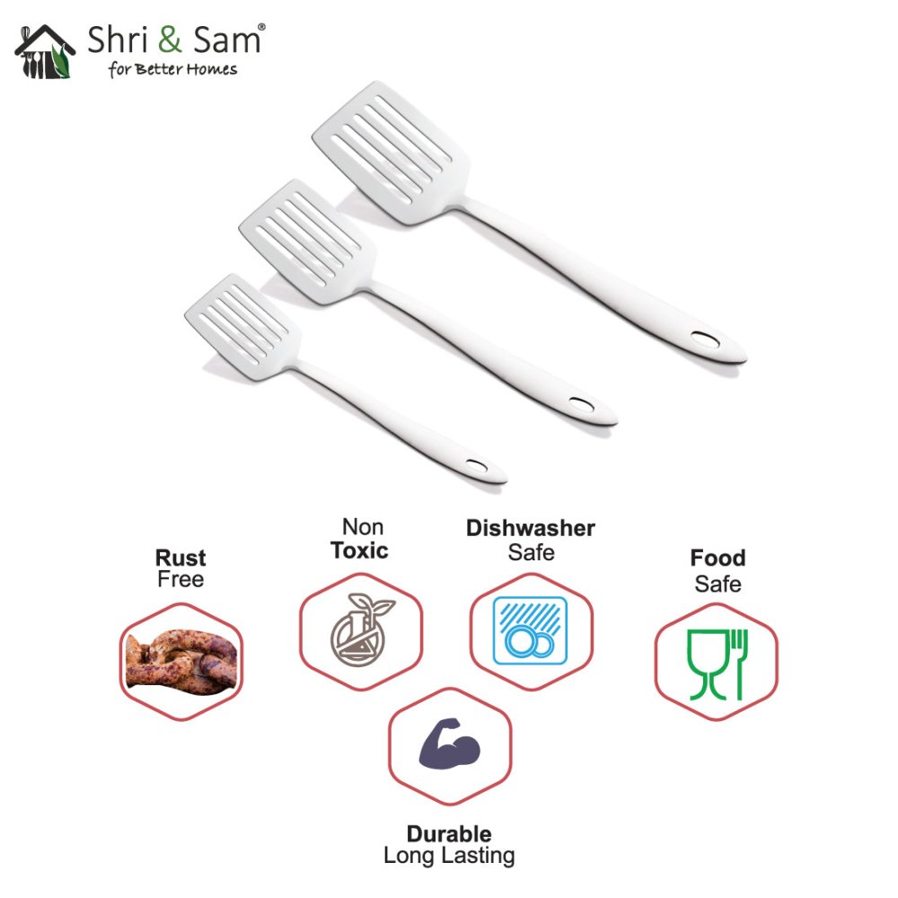 Stainless Steel Turner Slotted Onida
